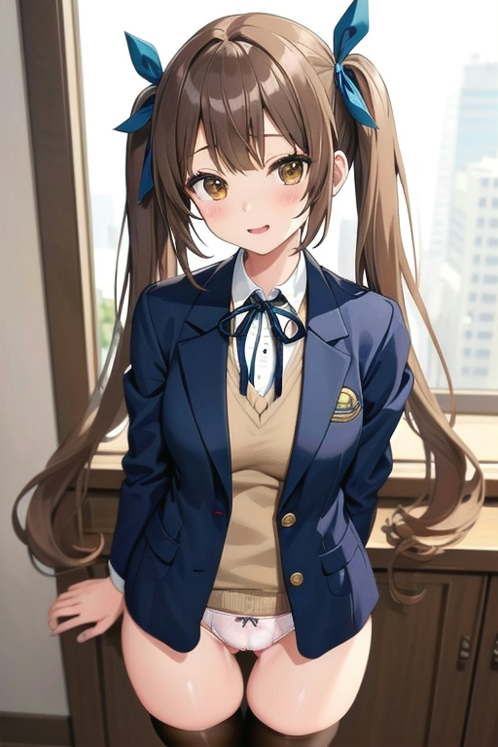 School twintails girl