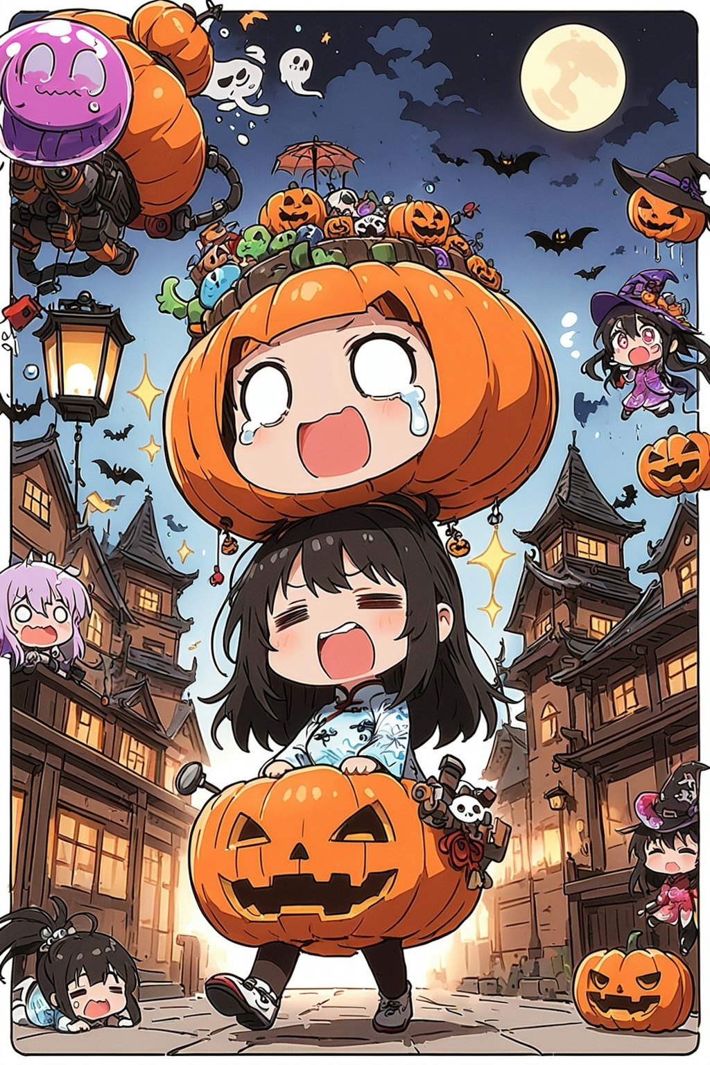 ハロウィンとチャイナドレス