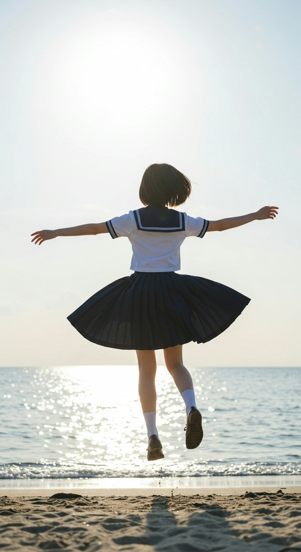 舞う　夏の海