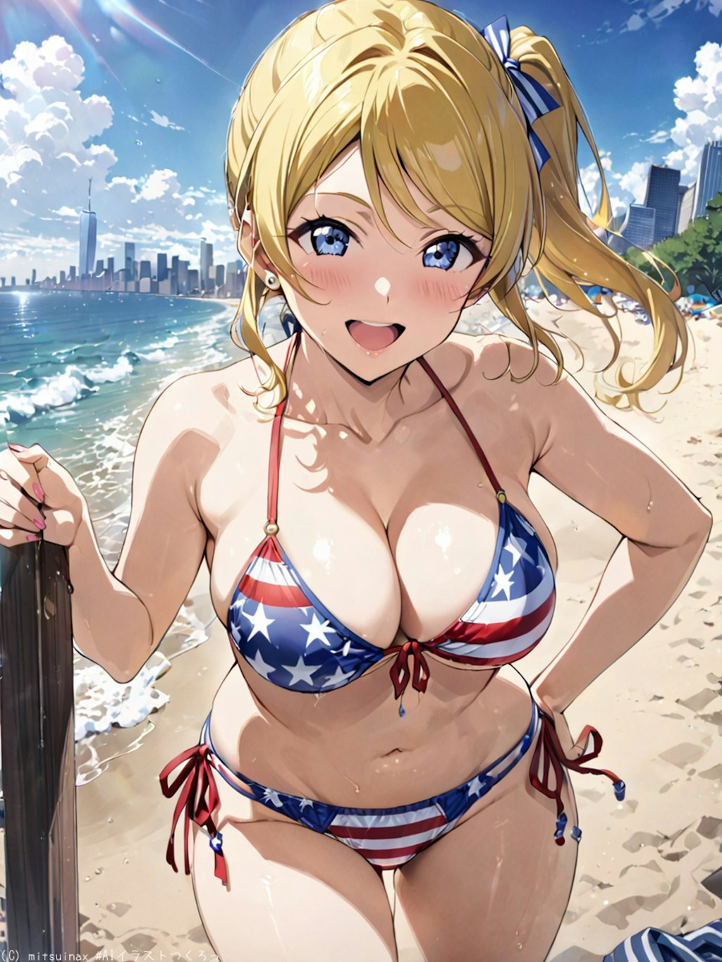 星条旗ビキニでハラショー🇺🇸👙