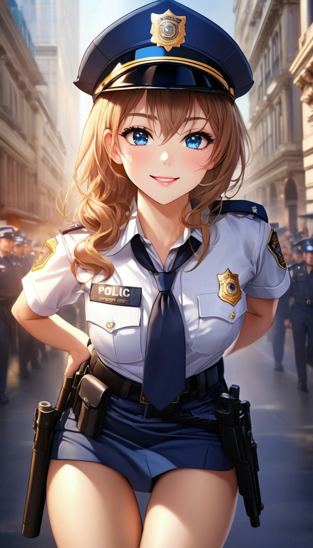 色っぽい婦警さん