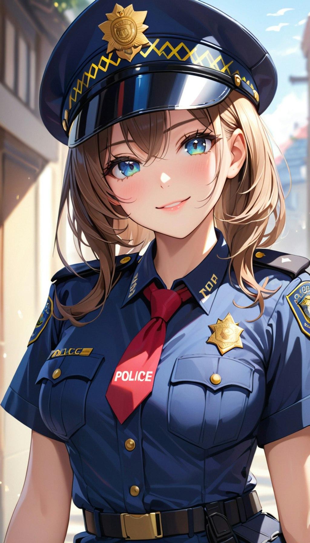 色っぽい婦警さん