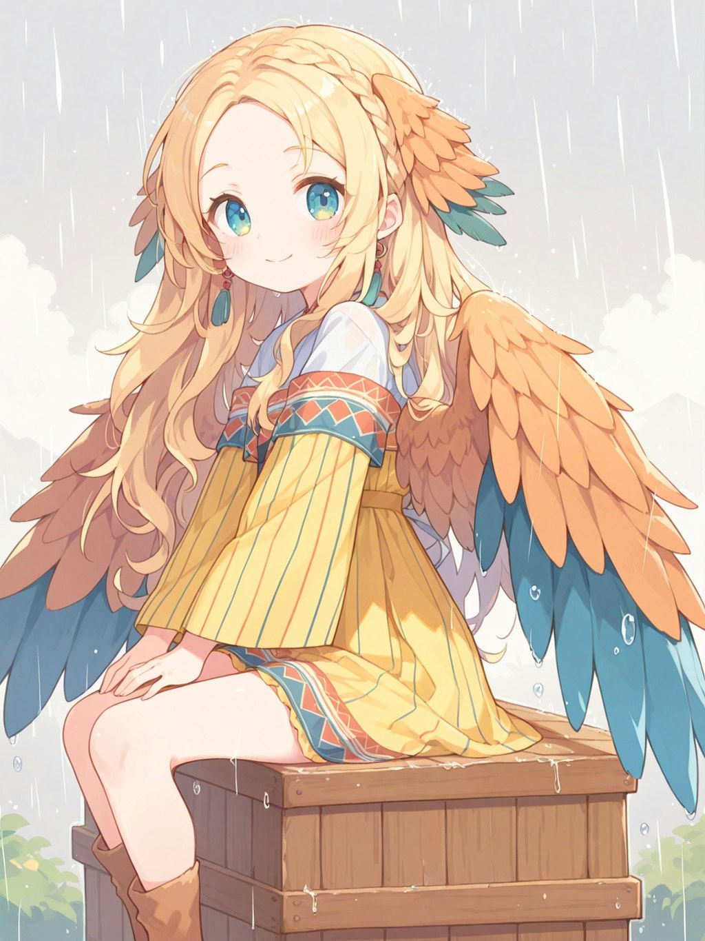 羽休めバードガール