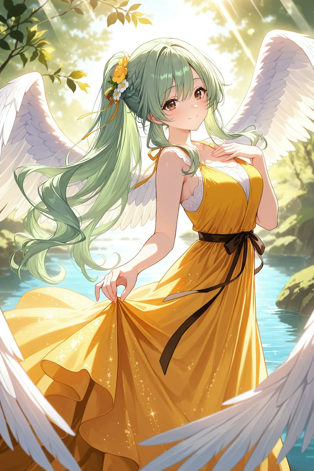 天使さん頑張ります