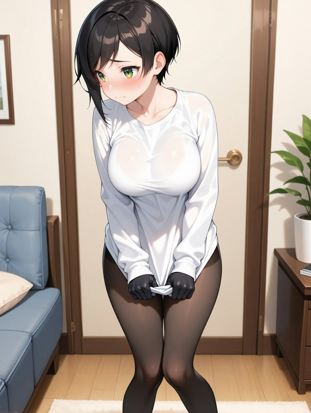 だって暑いんだもん…💦