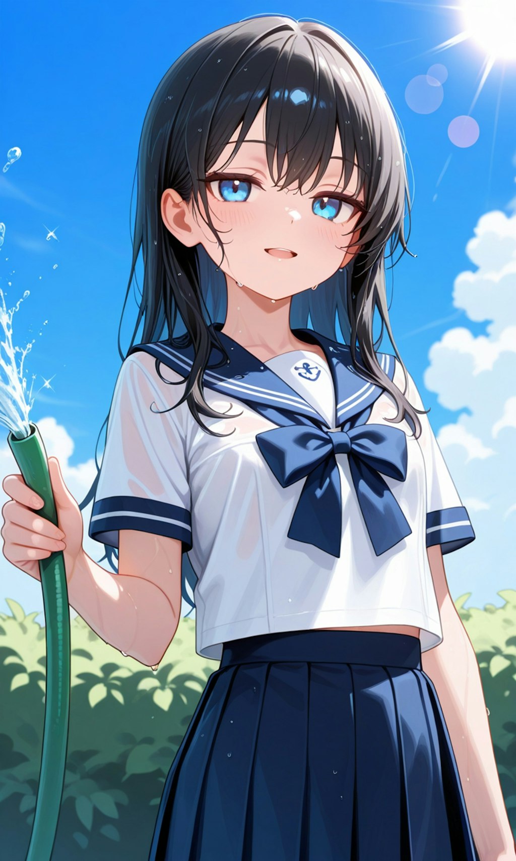 水遊び