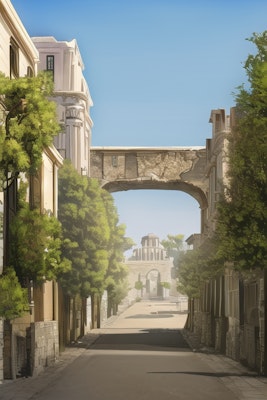 古代ギリシャの街