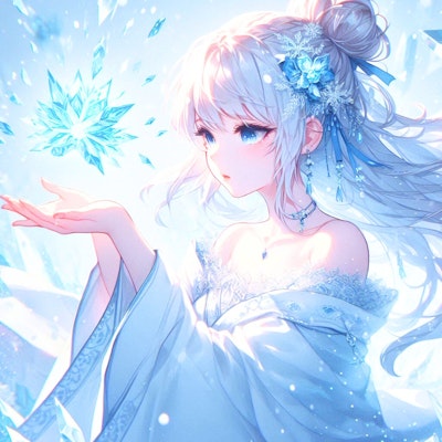 日本に来た雪の女神