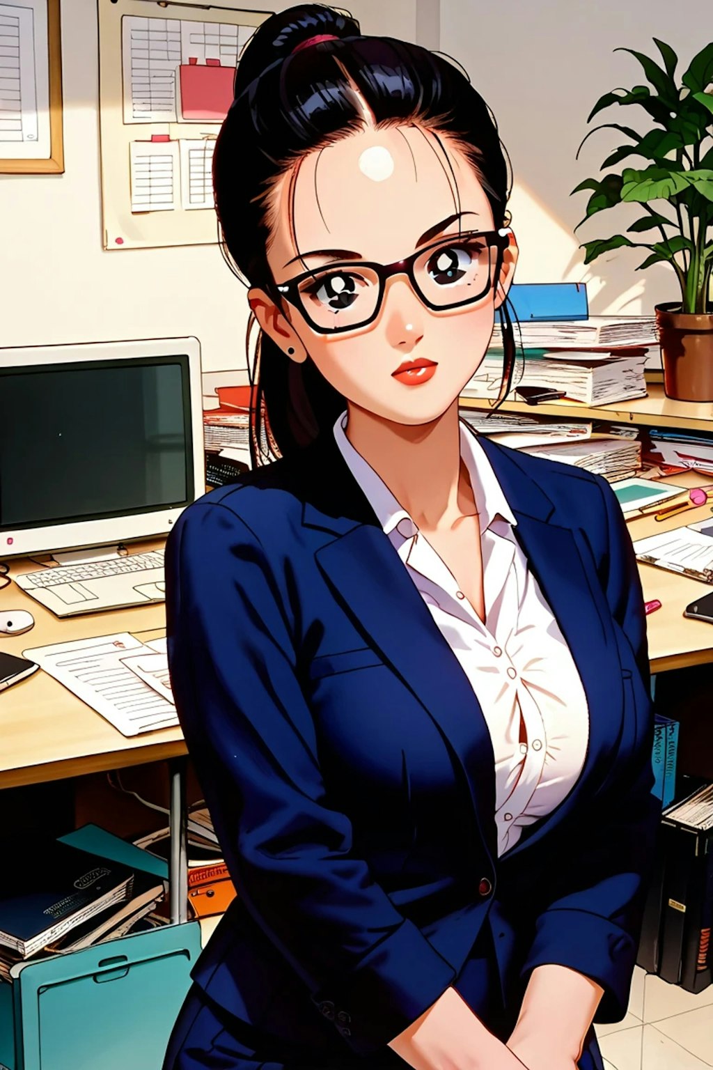 美人女上司（８０年代ゲーム風）