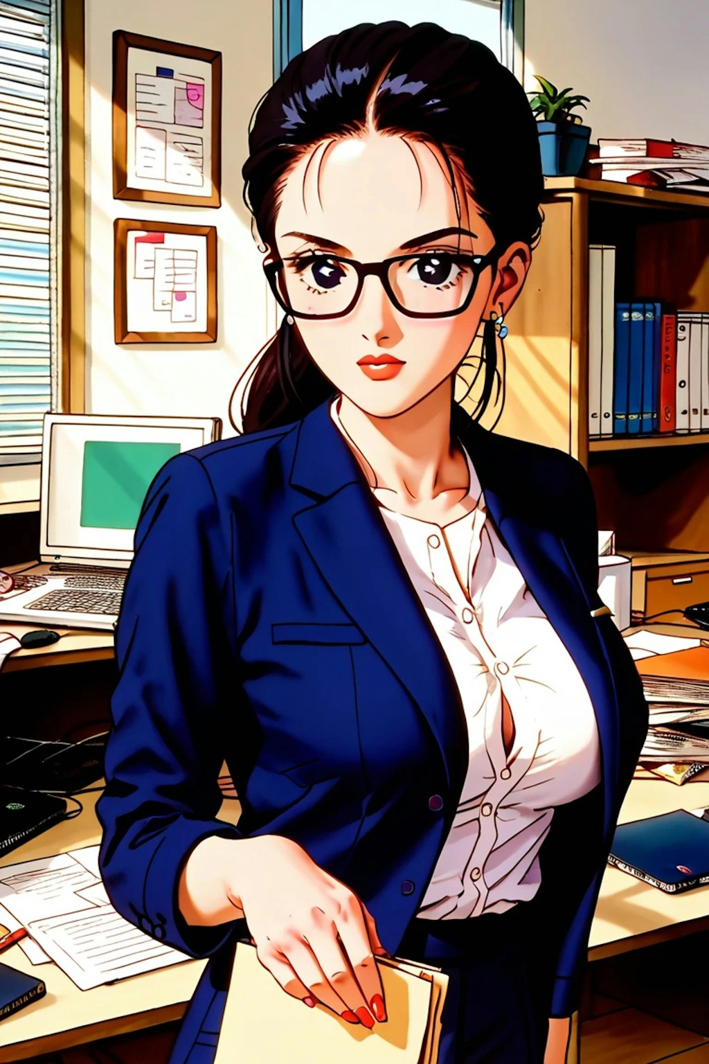 美人女上司（８０年代ゲーム風）