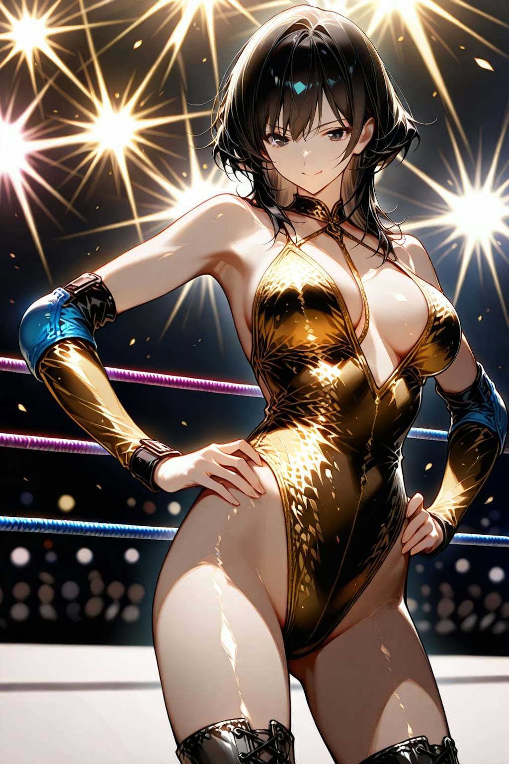 今日は青果市場での女子プロレス興行♡
