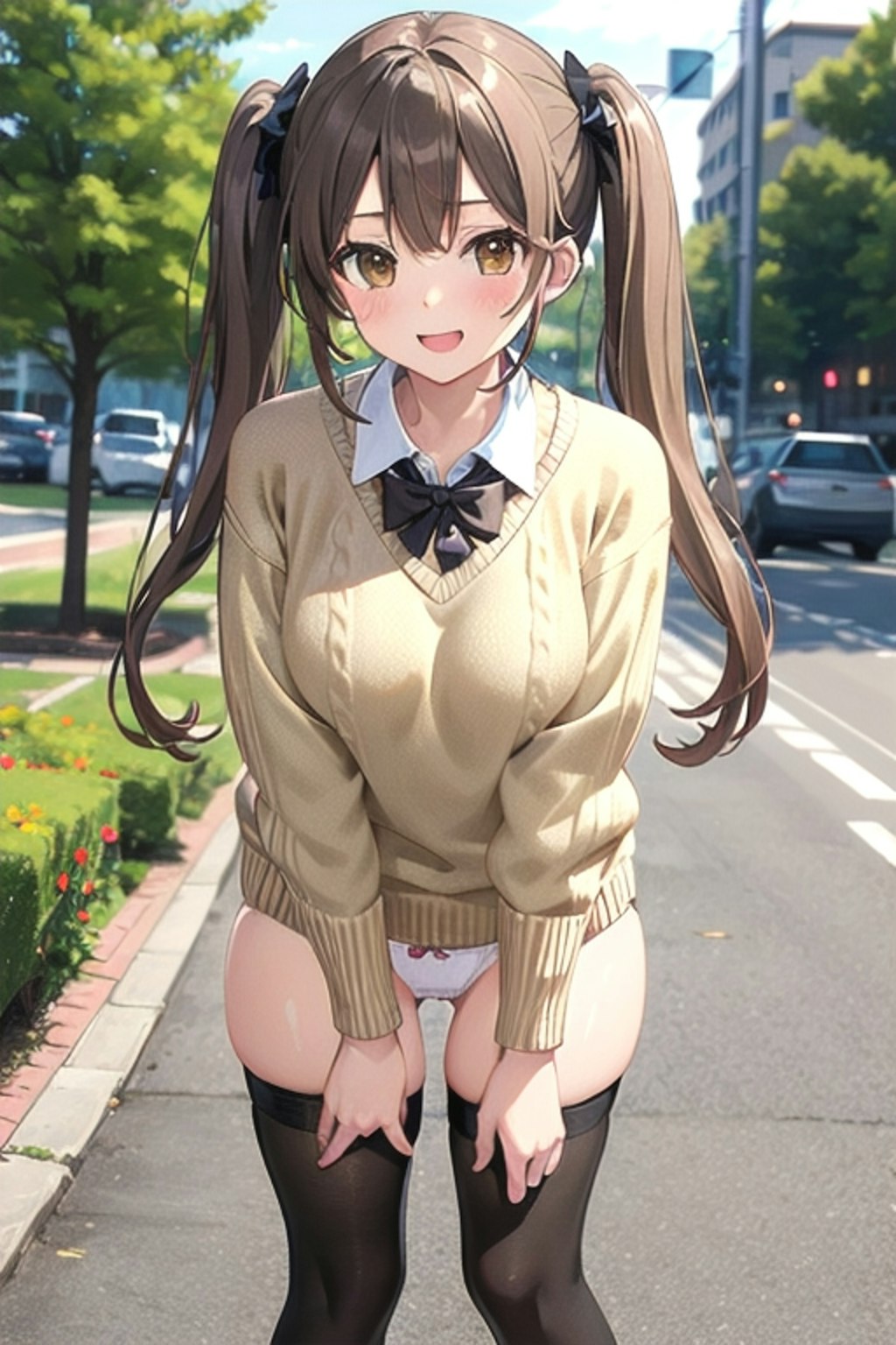 School twintails girl