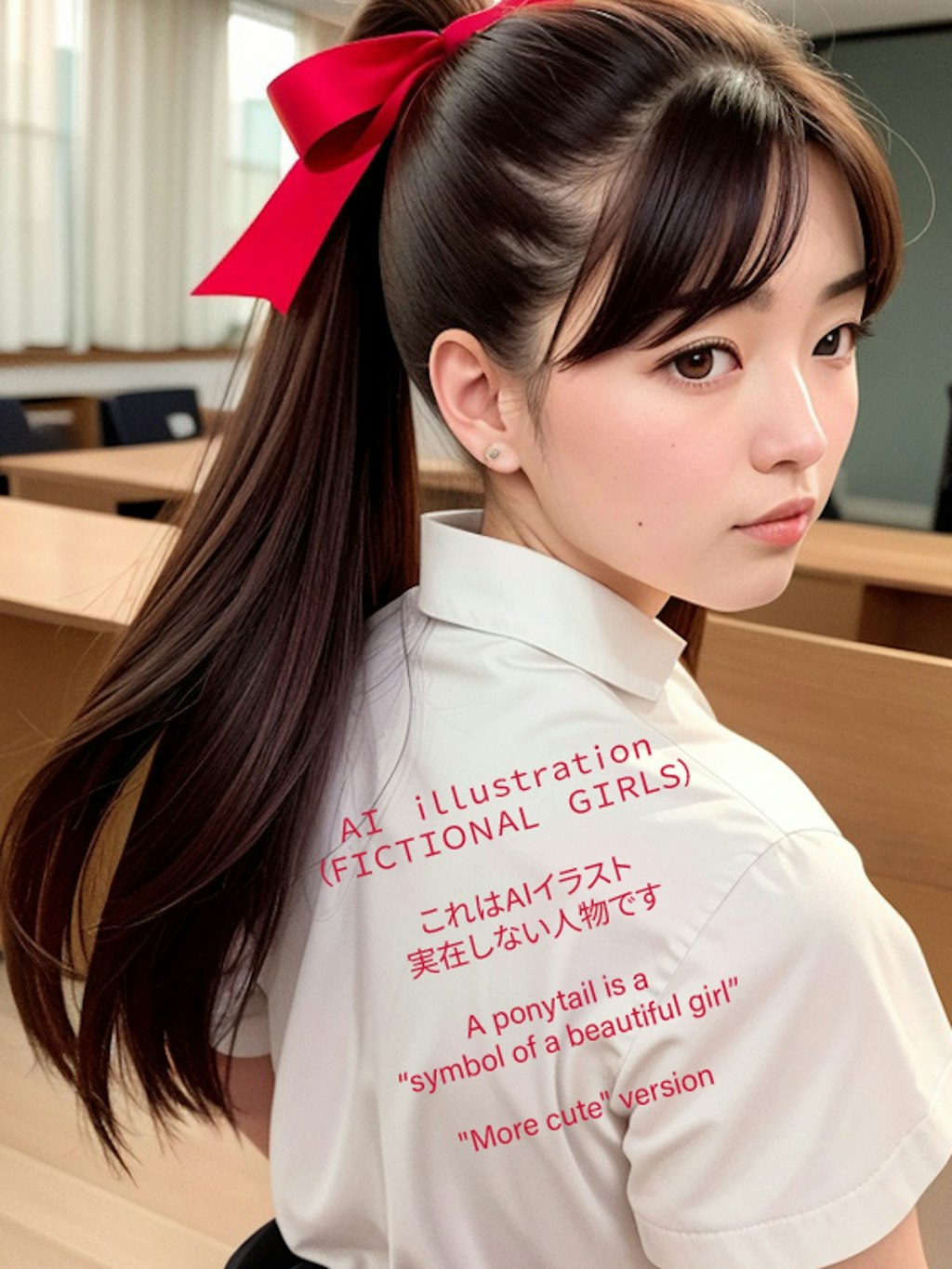 ポニーテール美少女（旧固定ポスト想定＋表情集①）