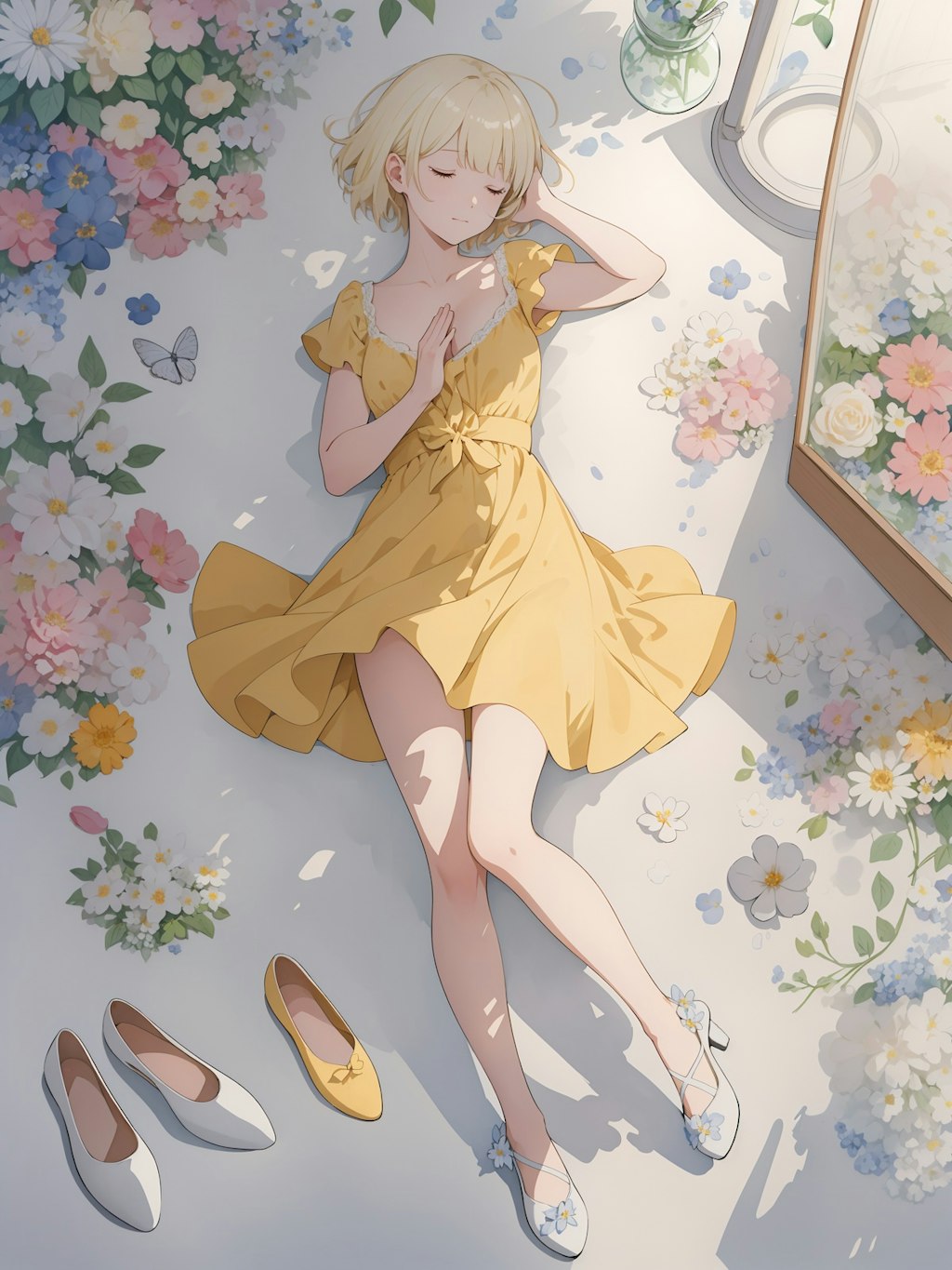 sleeping girl