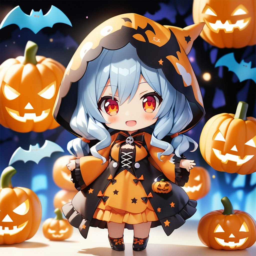 ねんどろいど風のハロウィン娘さん