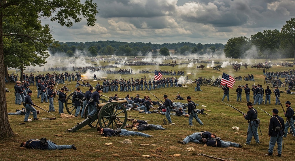 ゲティスバーグの戦い。1863。