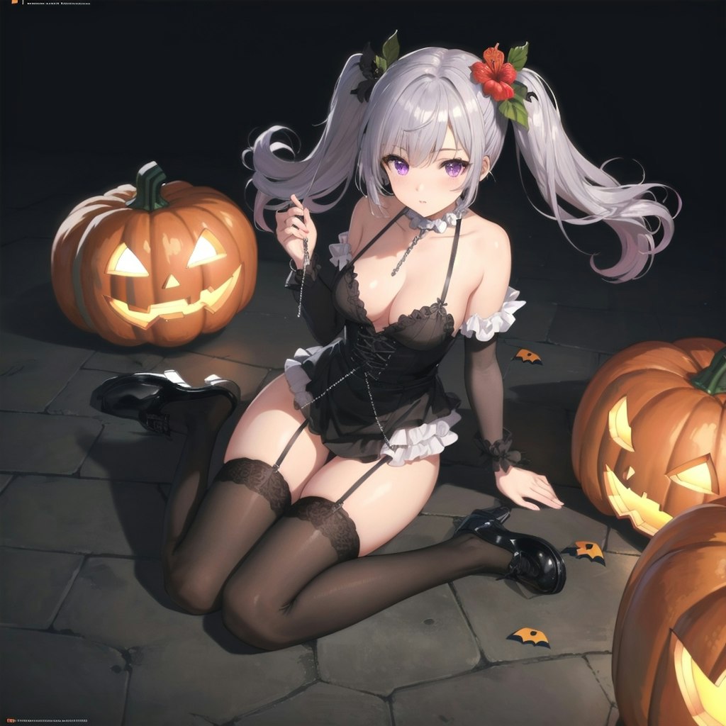 ハロウィンの魔女