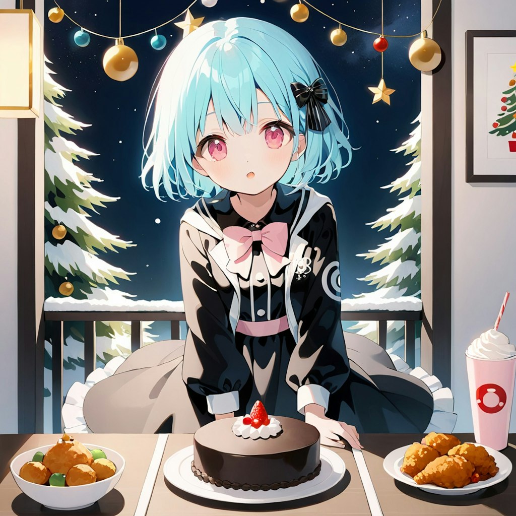 かおりちゃん　クリスマスディナー