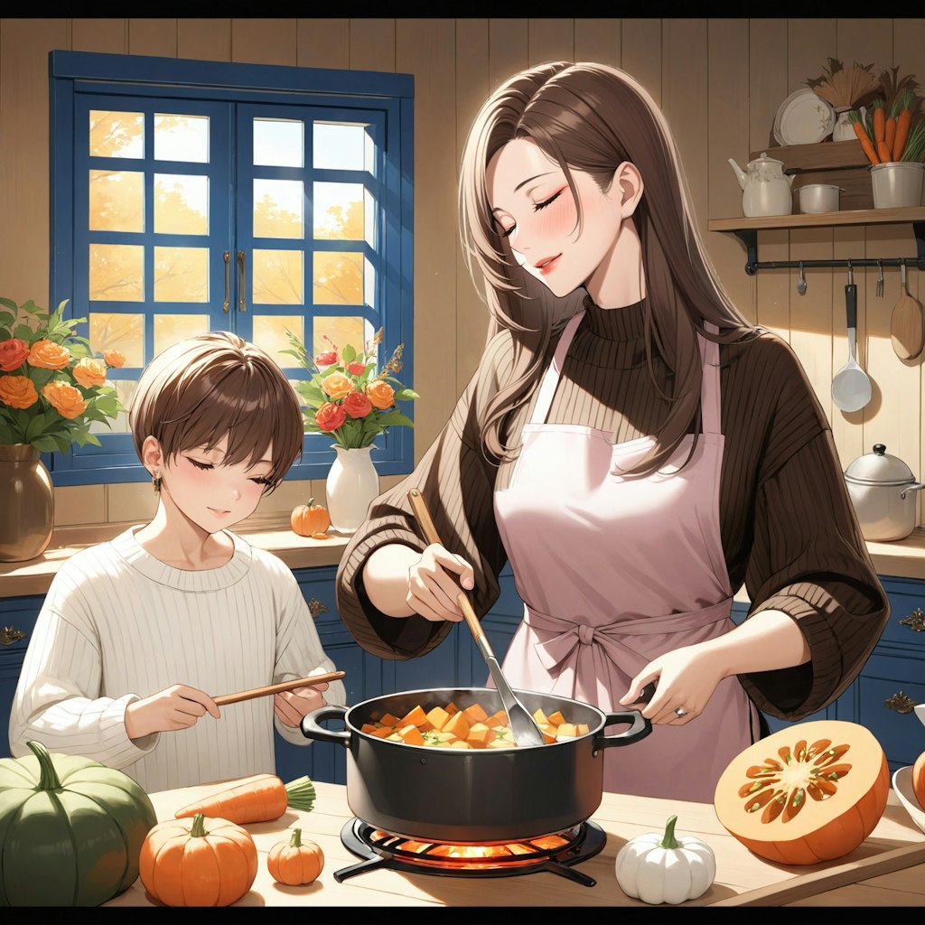 秋料理 ,KnitMom1686