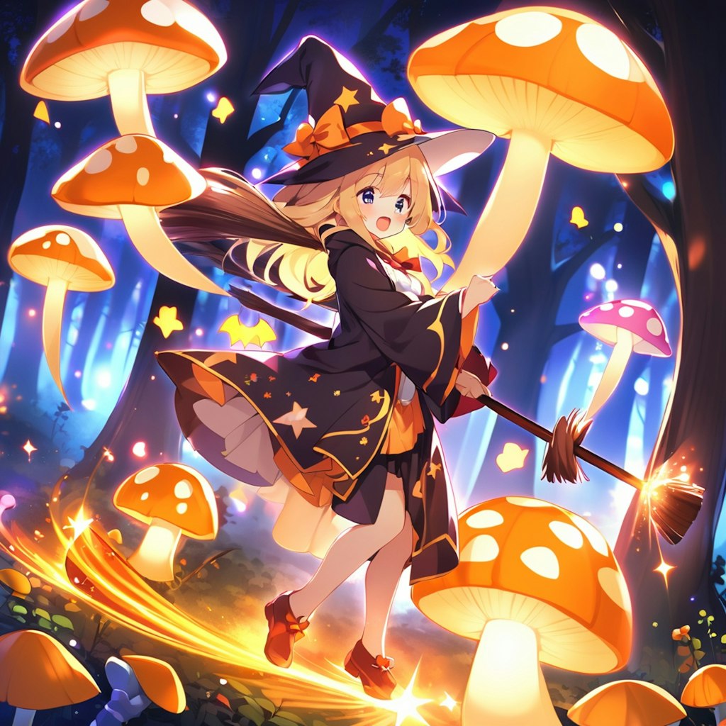 ハロウィン魔理沙　キノコの魔法☆