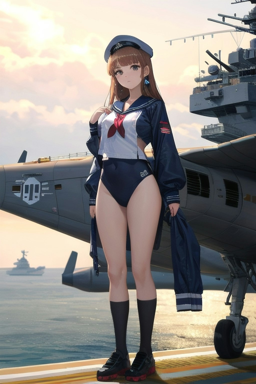 発艦担当のセイラーちゃん