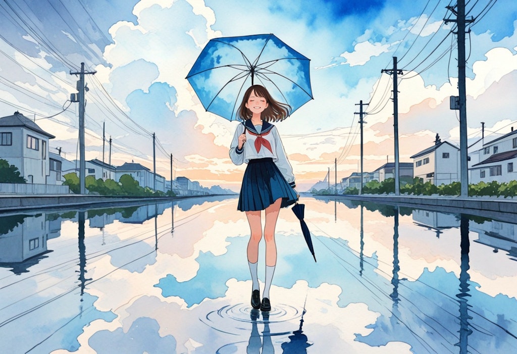 雨上がり