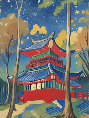 ある画家が見た日本のお寺