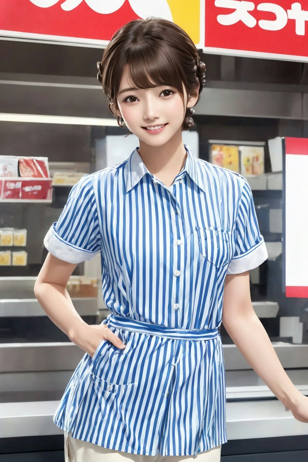 コンビニ店員の れなちゃん