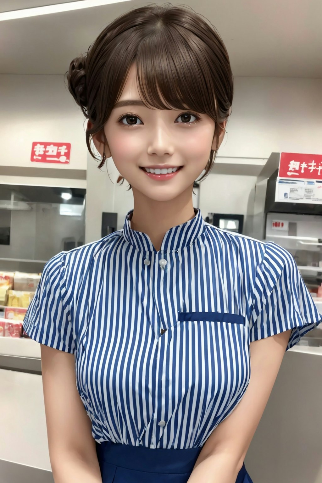 コンビニ店員の れなちゃん