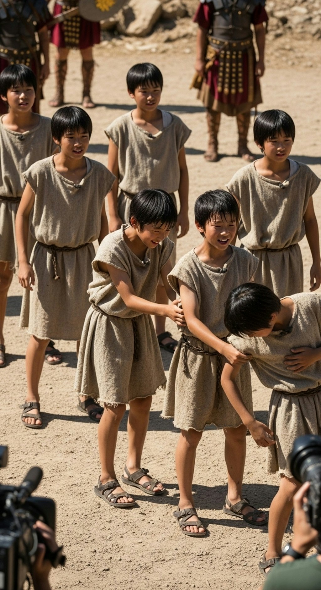古代ローマ映画の奴隷少年エキストラ１
