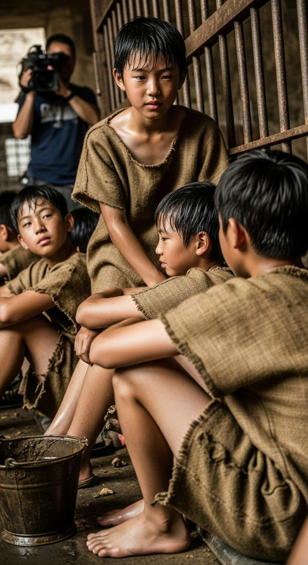 古代ローマ映画の奴隷少年エキストラ１