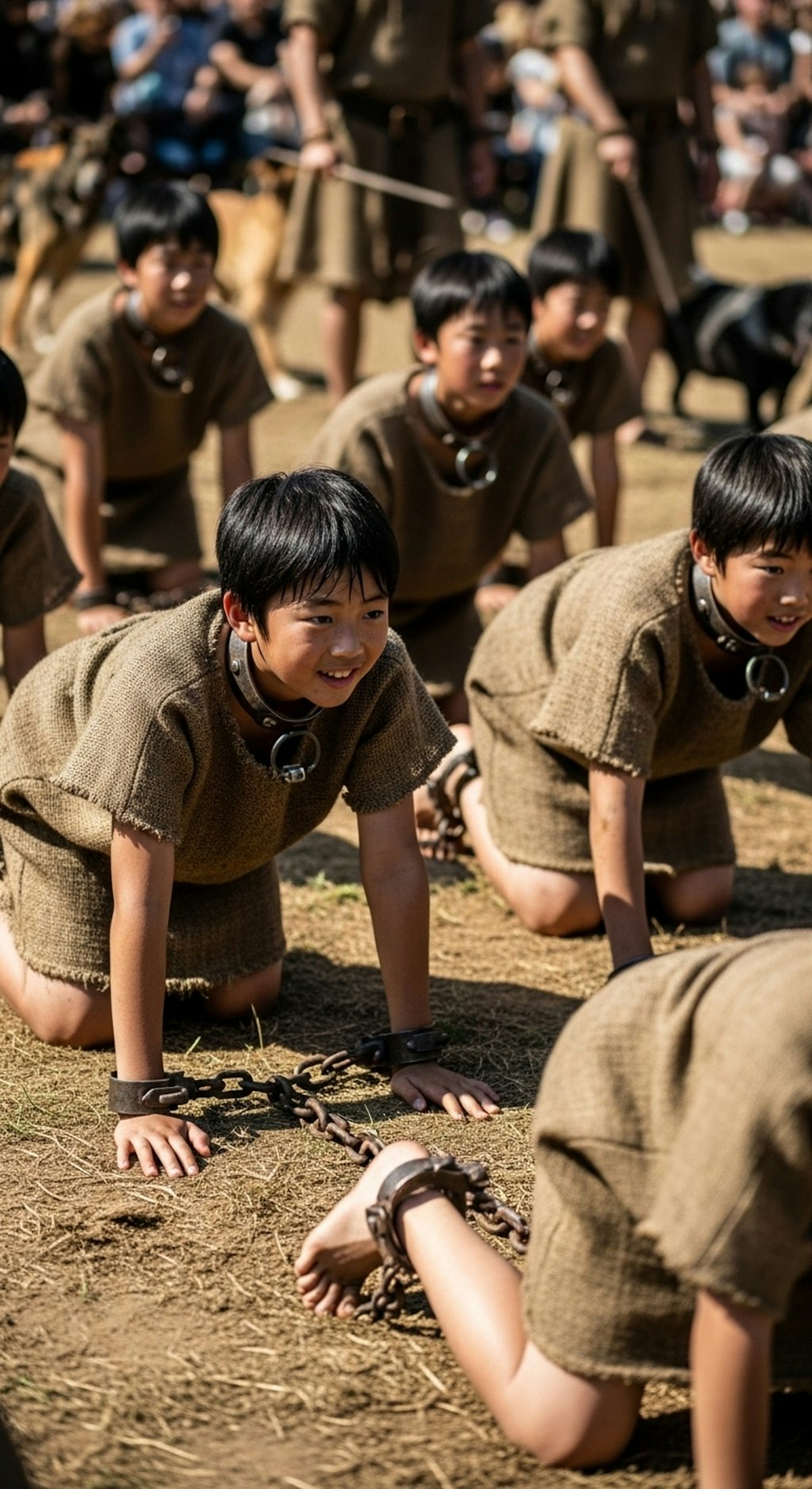 古代ローマ映画の奴隷少年エキストラ１