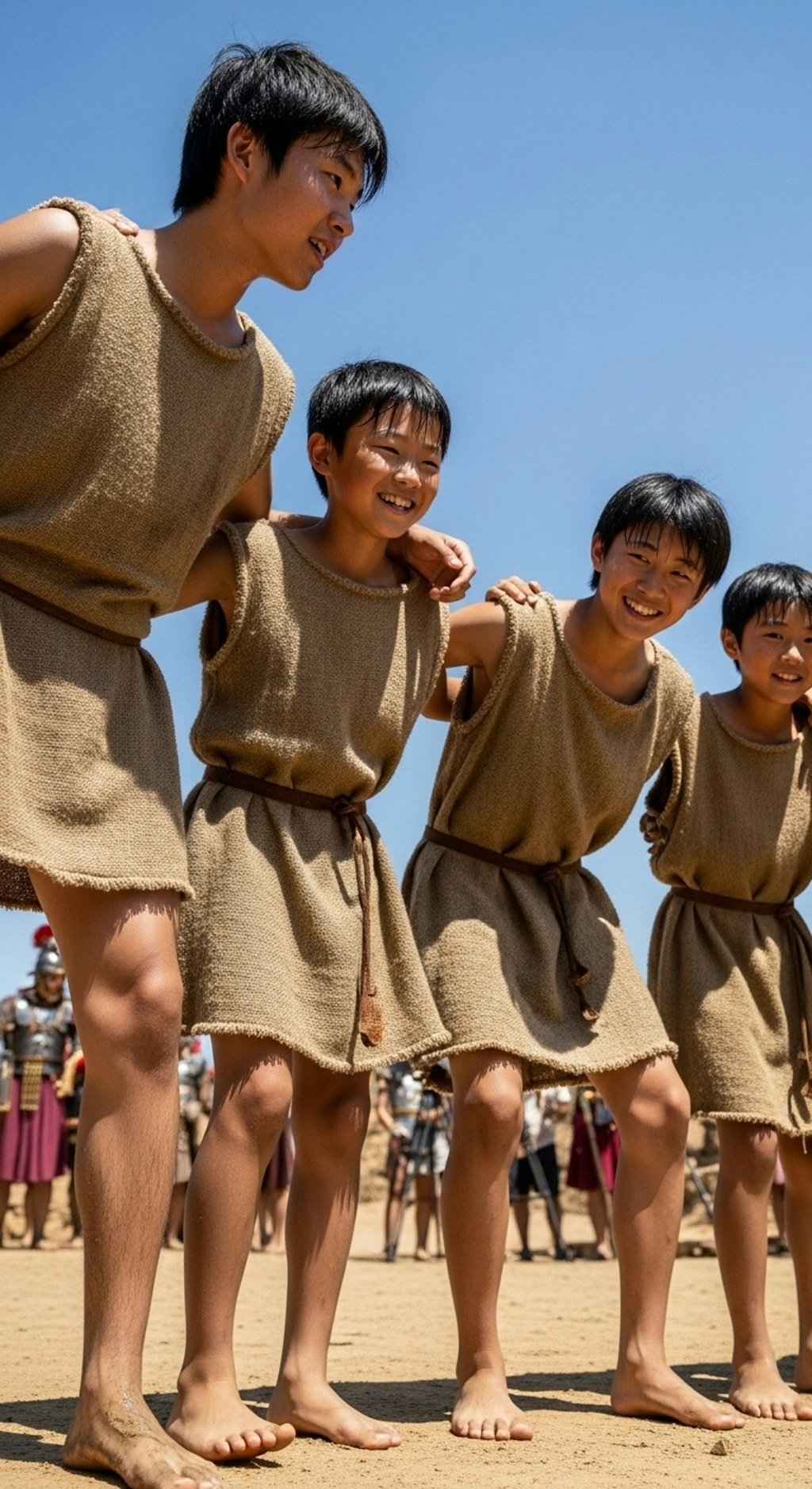 古代ローマ映画の奴隷少年エキストラ１