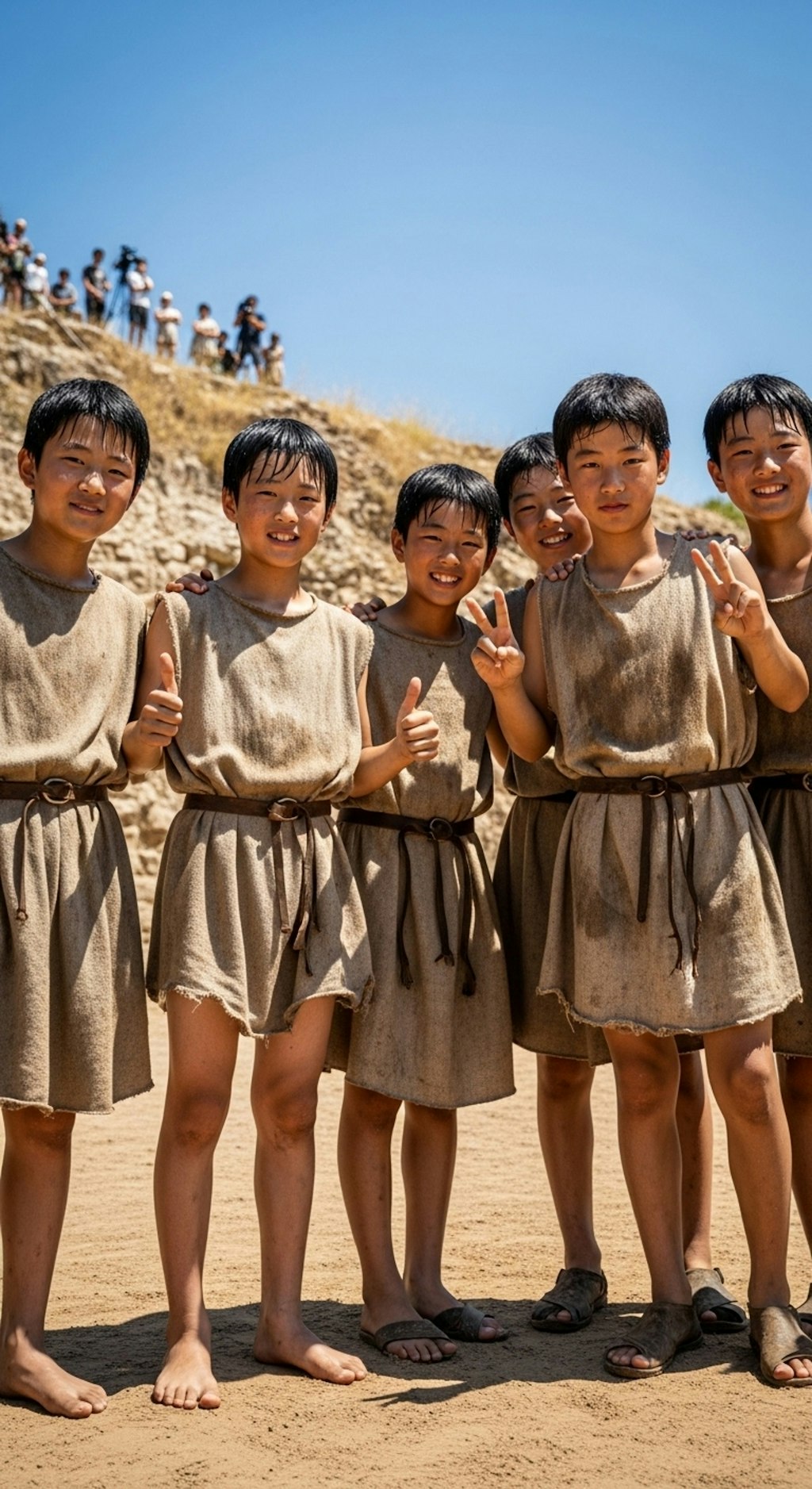 古代ローマ映画の奴隷少年エキストラ１