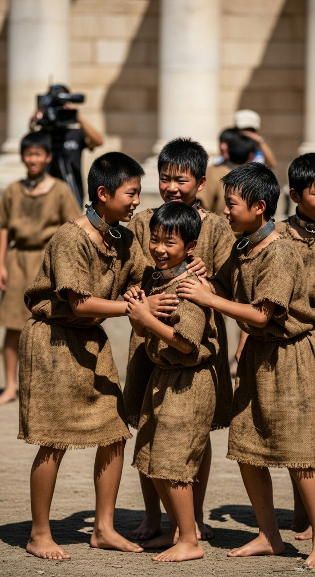 古代ローマ映画の奴隷少年エキストラ１