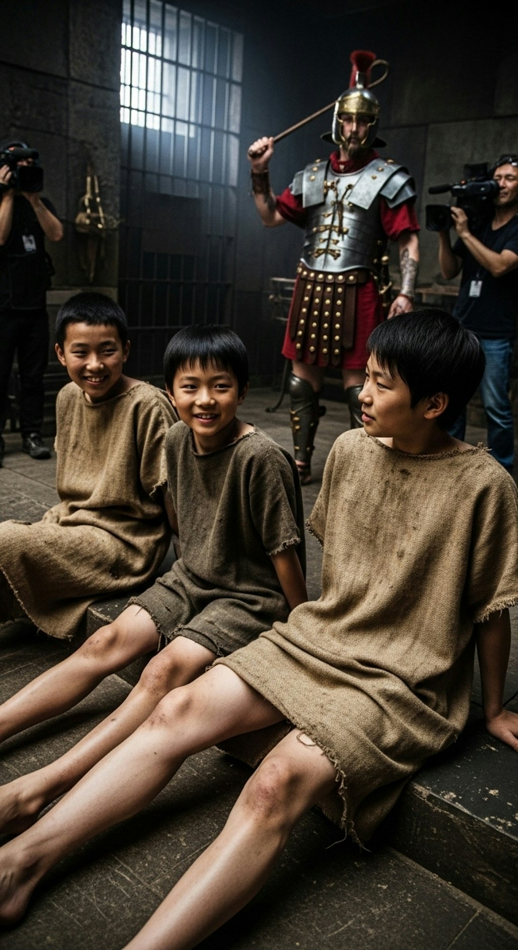 古代ローマ映画の奴隷少年エキストラ１