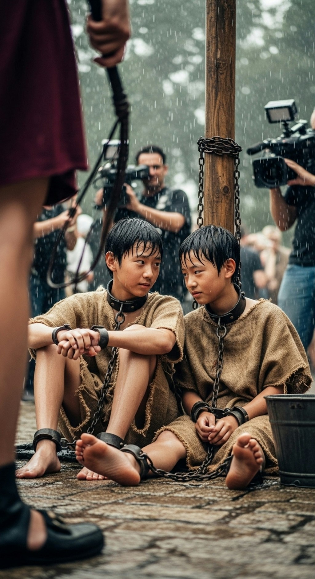 古代ローマ映画の奴隷少年エキストラ１