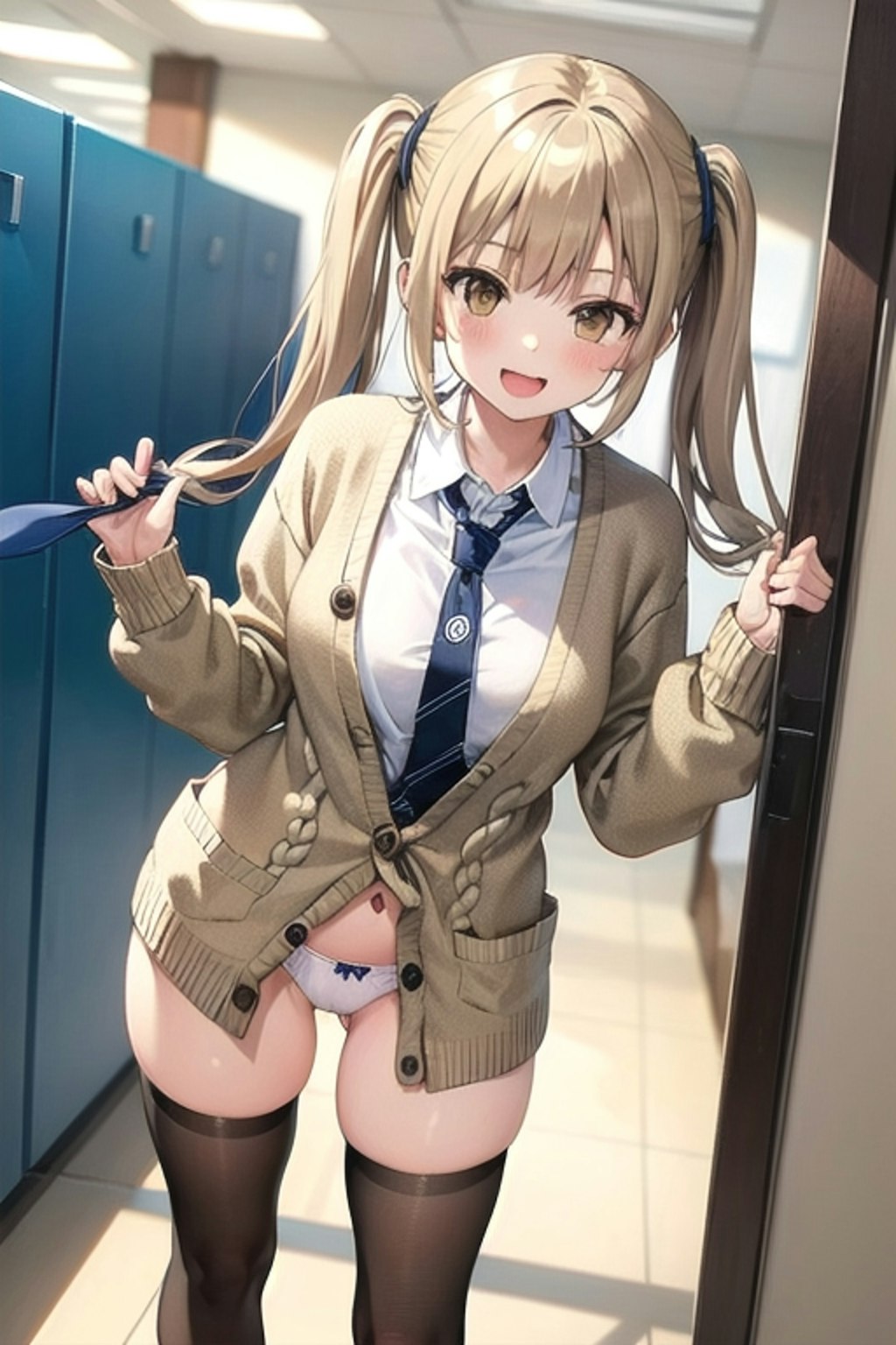 School twintails girl