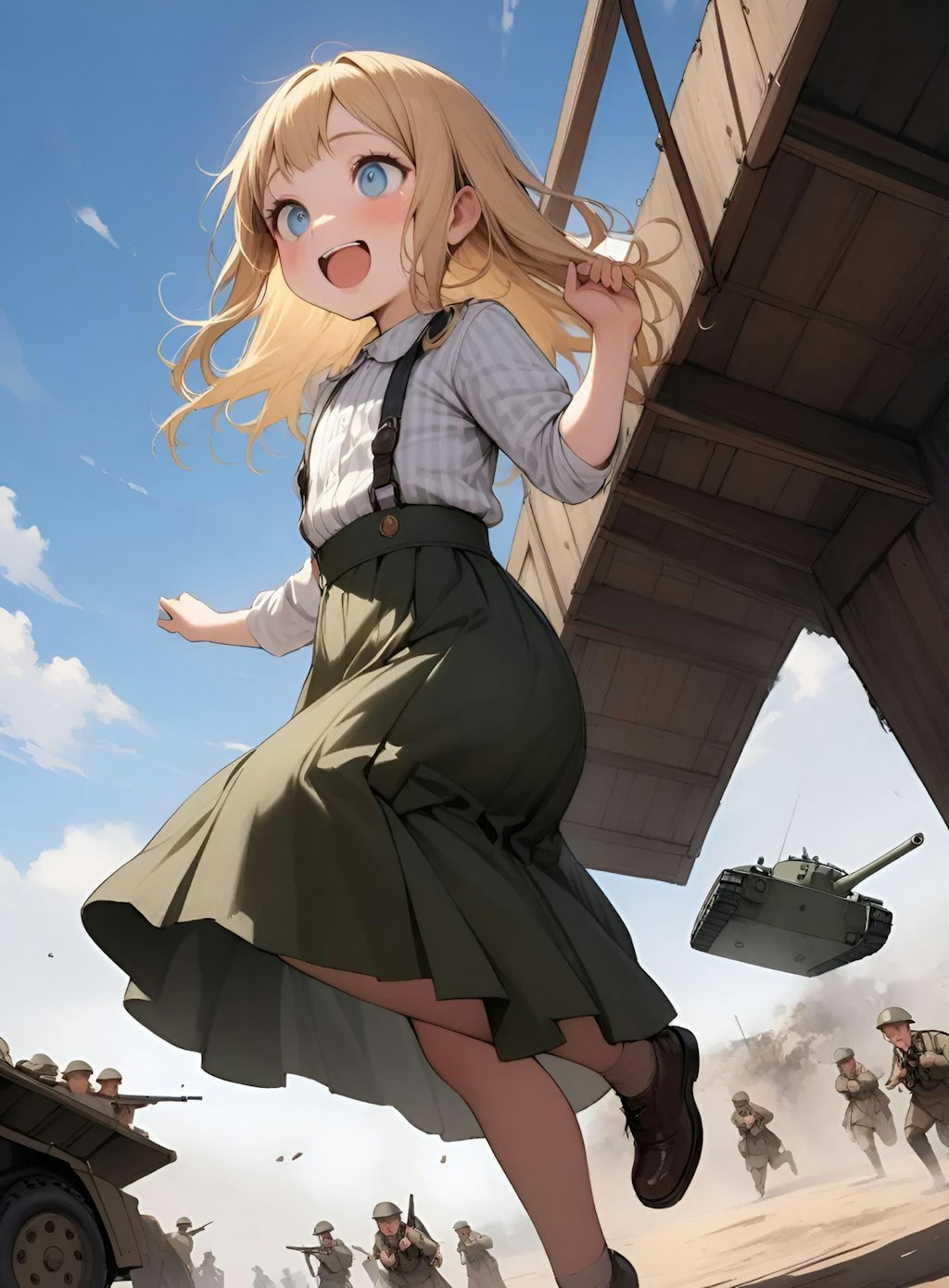 とんだ女の子_皆様今から戦争兵器を没収致しますぅ💕🎶