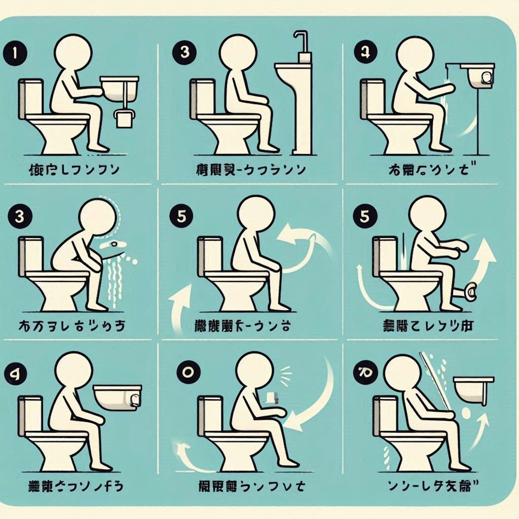 トイレの使用方法