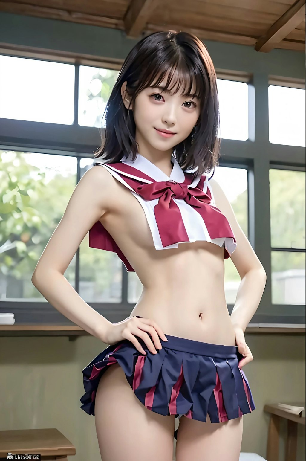 私立下乳女学院。