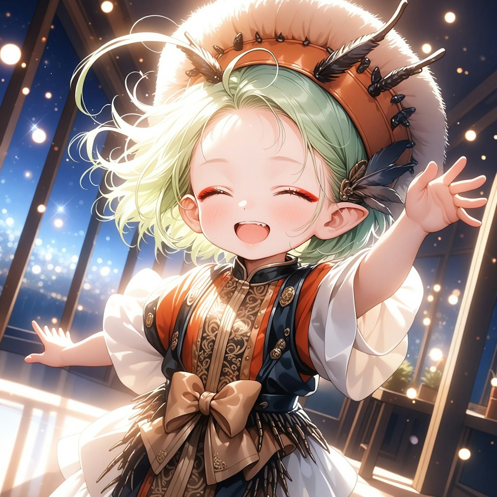 にこにこ⭐︎かみきりむし