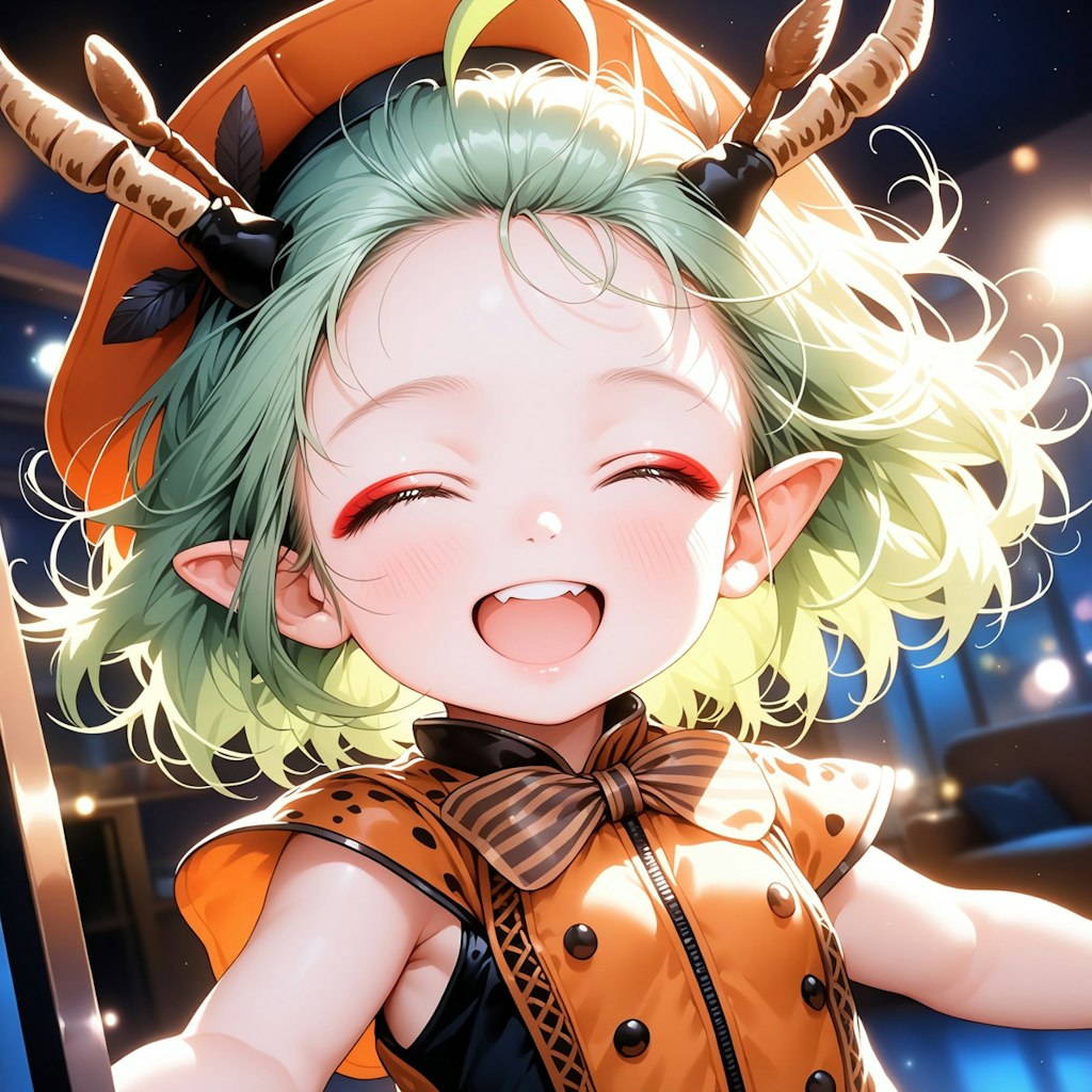にこにこ⭐︎かみきりむし