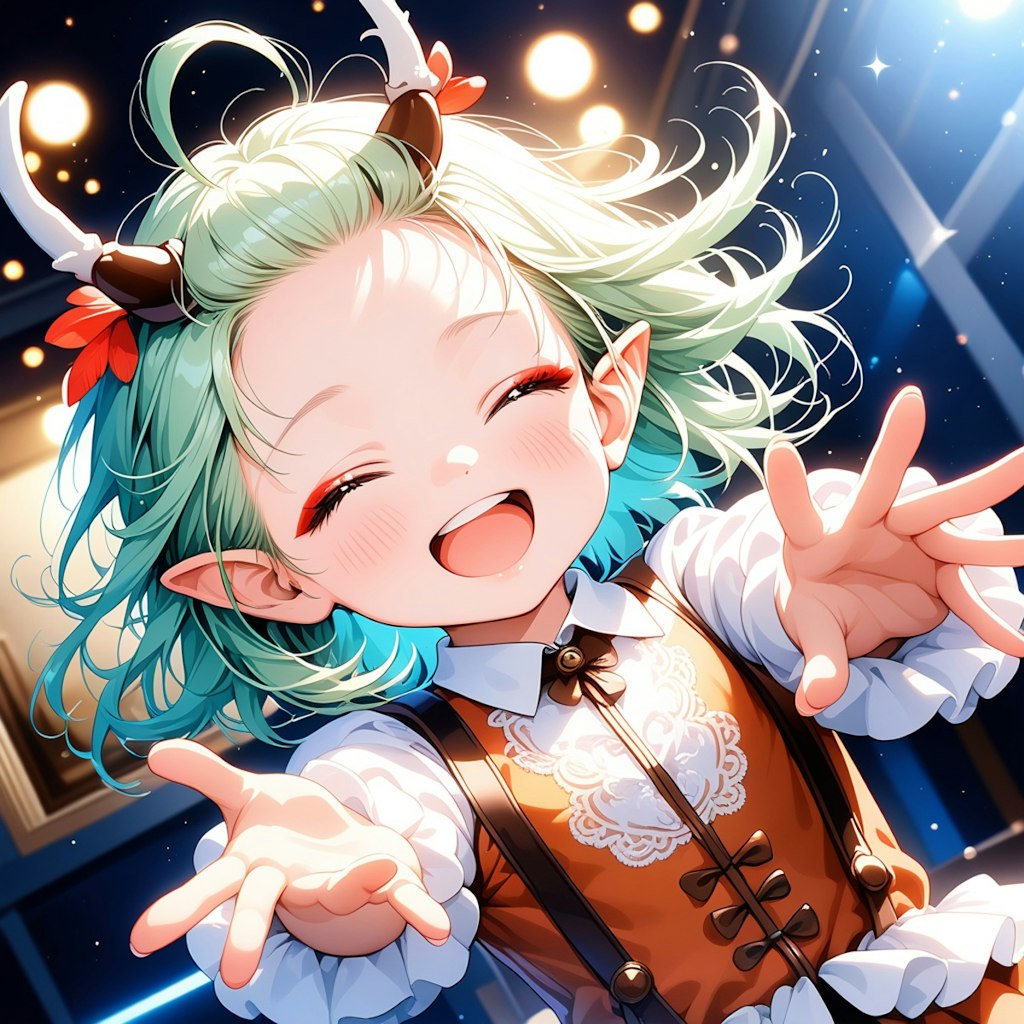 にこにこ⭐︎かみきりむし