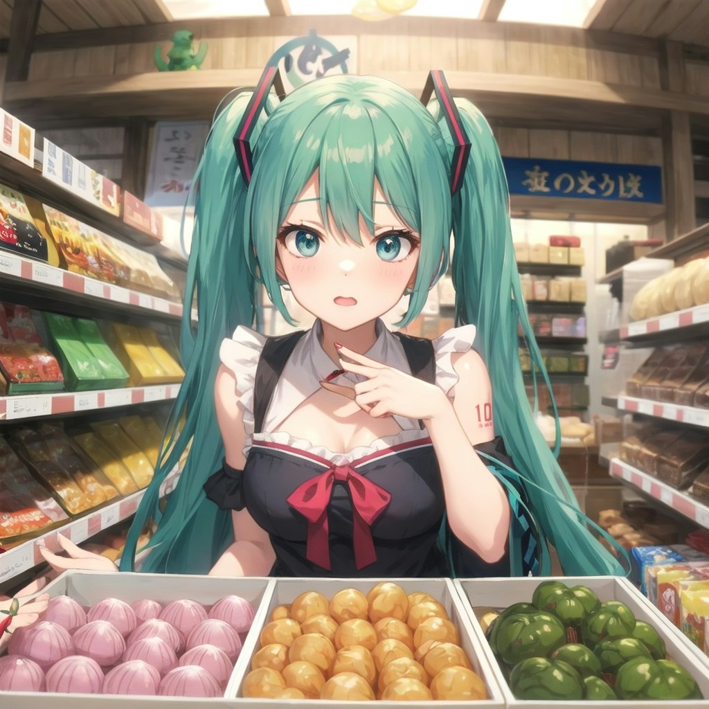 V4B　初音ミク　駄菓子屋