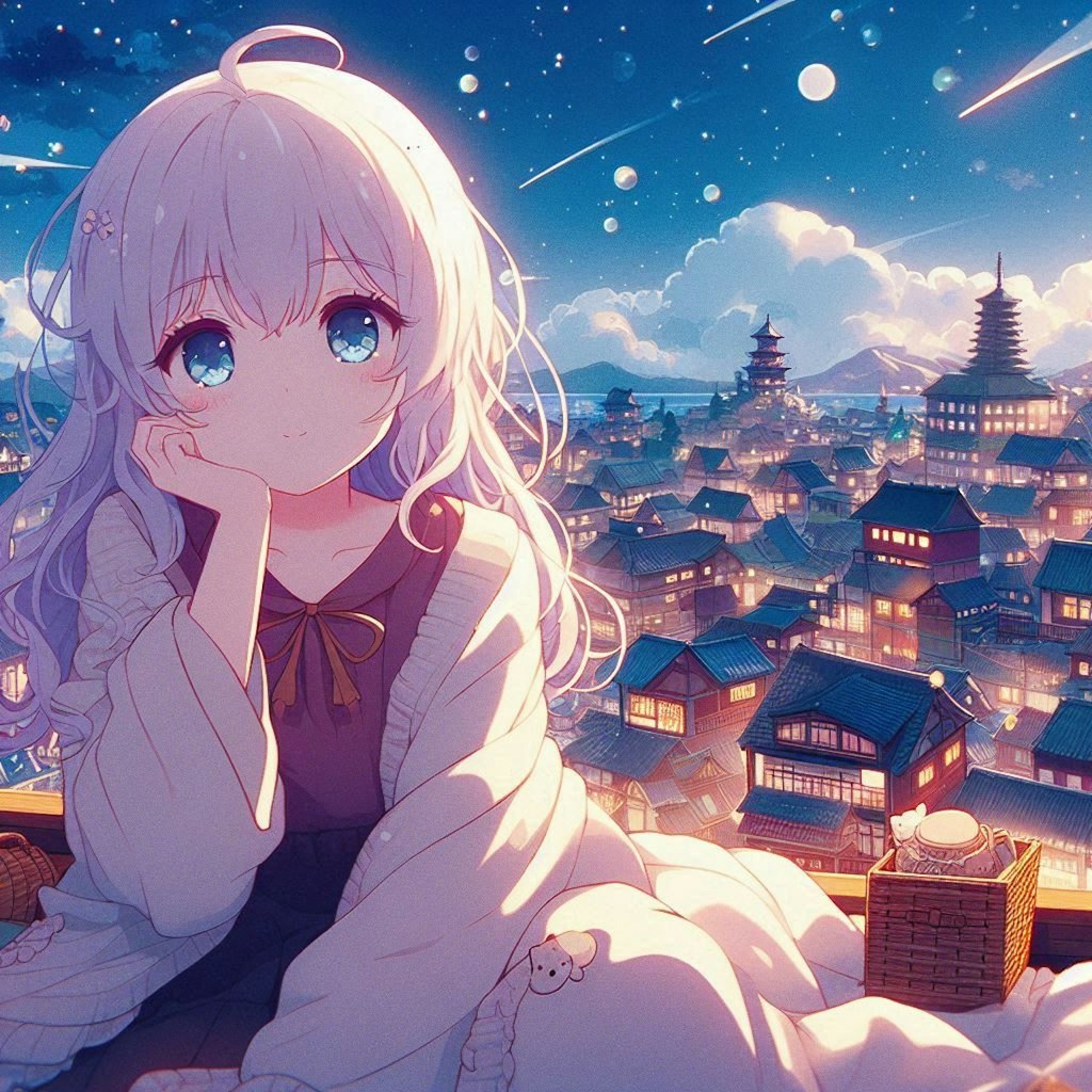 白髪の可愛い女の子【276】