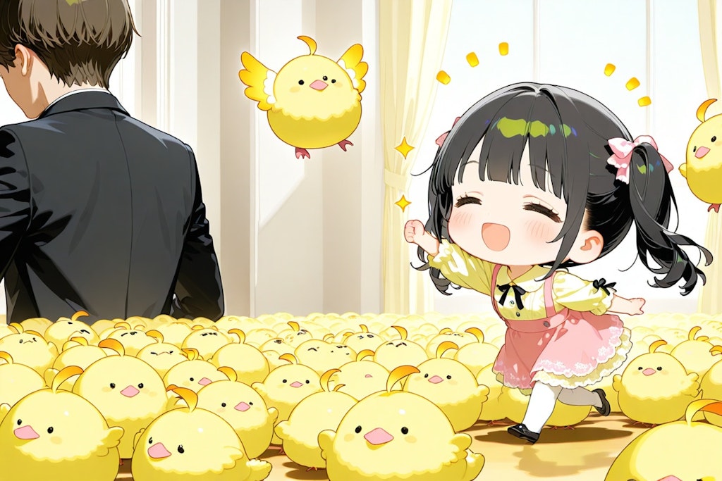 ひよこちゃんとダンス