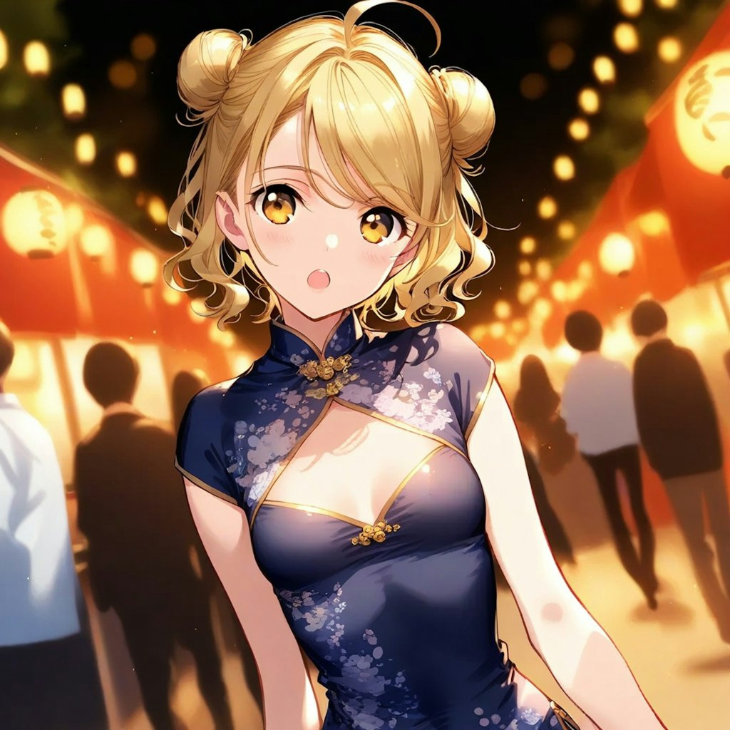 チャイナドレスのユイちゃん