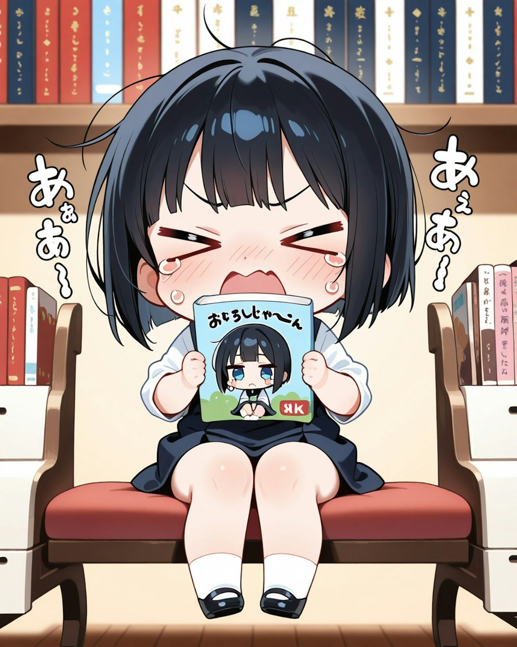 このえほんかってくれなきゃやーだ！！