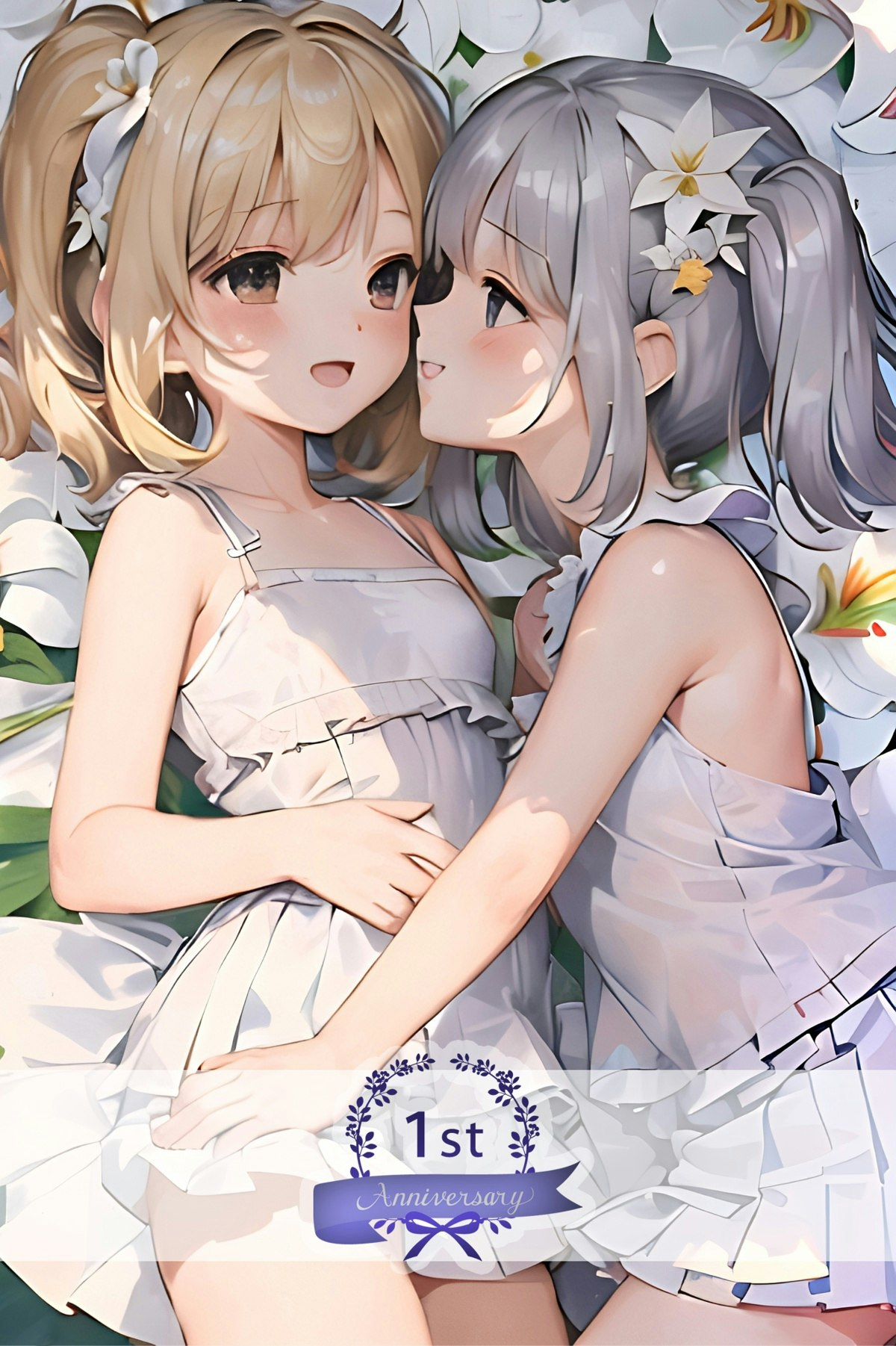 少女百合① | chichi-pui（ちちぷい）AIイラスト専用の投稿サイト